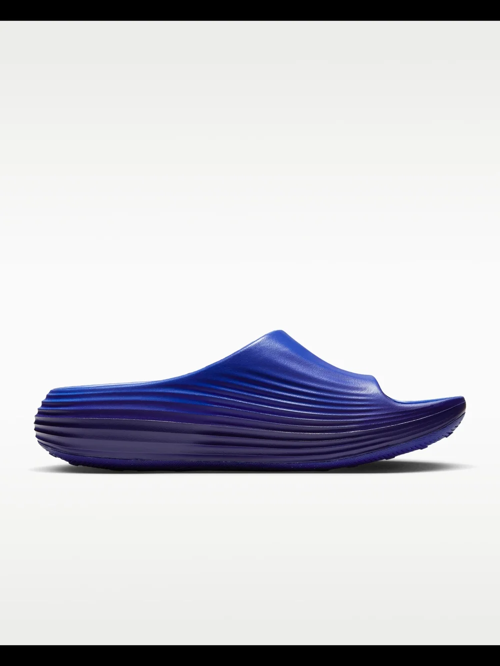 Nike Women's ReactX Rejuven8 Deep Royal Blue Slides Size 9